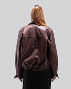 BOMBER JACKET IN
BRUN SEPIA