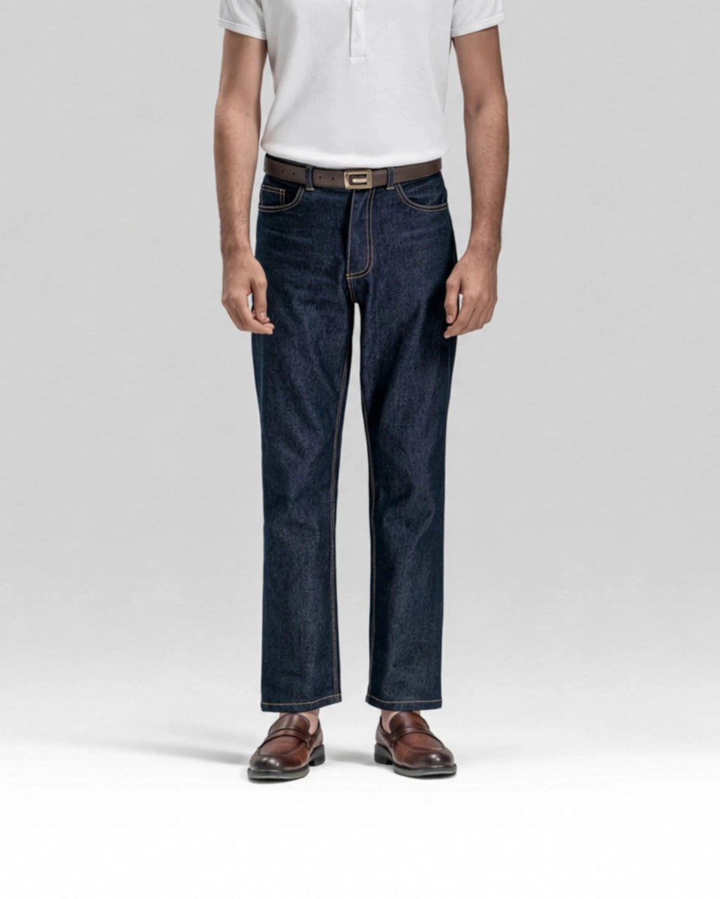 RAW STRAIGHT FIT JEANS