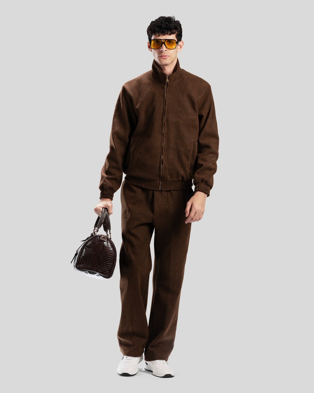 WOOL TRACK PANTS