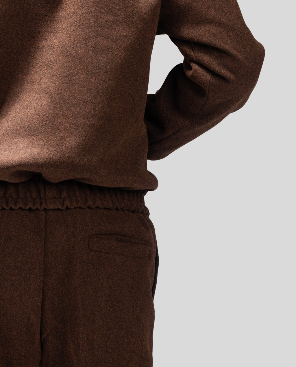 WOOL TRACK PANTS