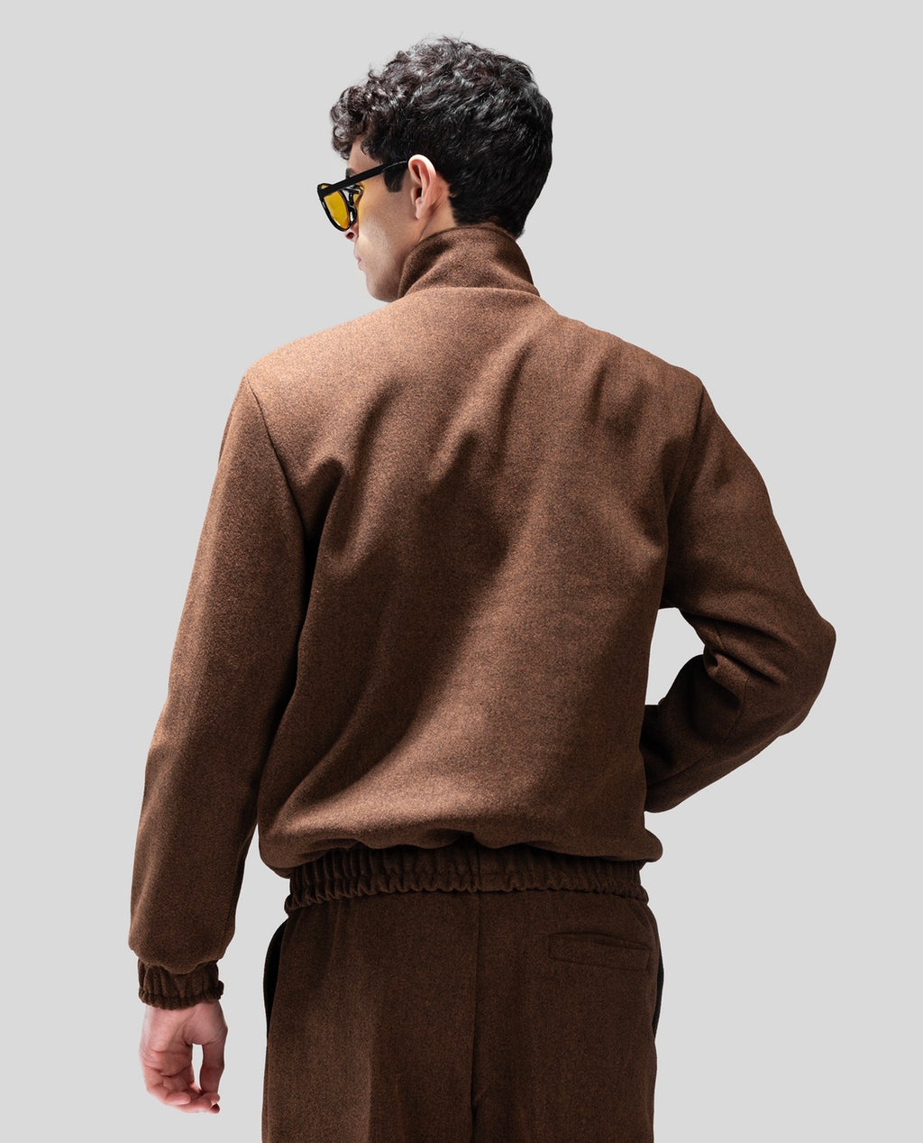 WOOL TRACK TOP