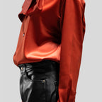 SATIN SHIRT WITH BOW