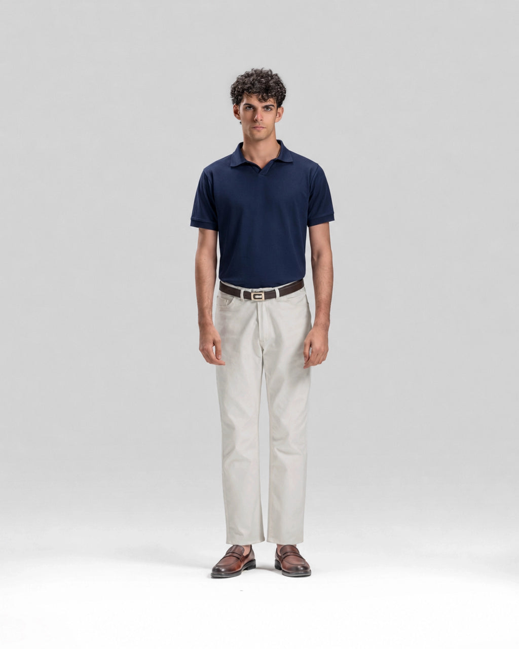 PIQUÉ TEXTURED POLO SHIRT