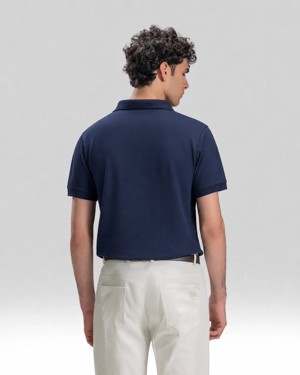 PIQUÉ TEXTURED POLO SHIRT