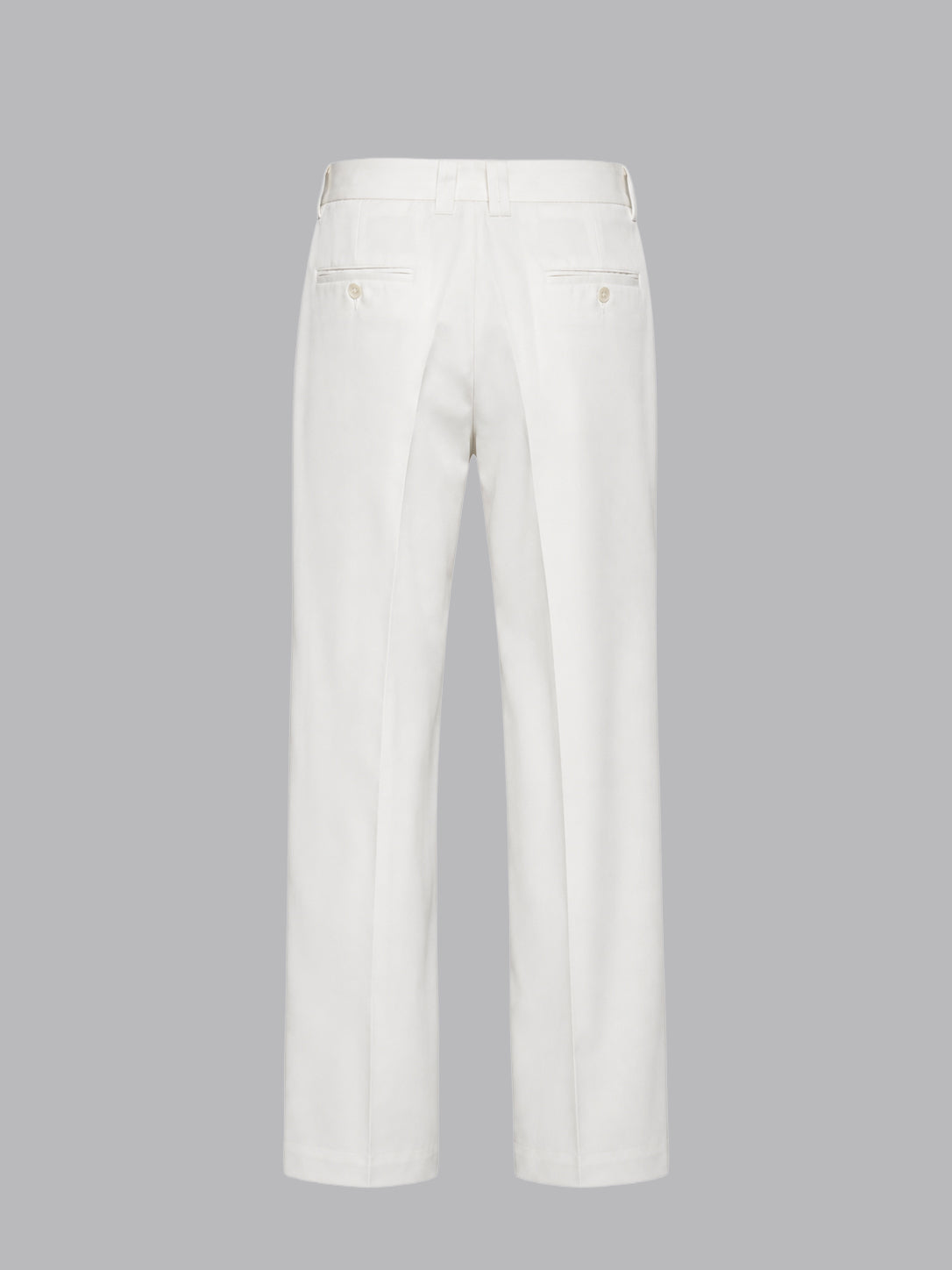 RELAXED TAILORED WITH DOUBLE PLEAT IN WHITE