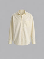 RELAXED SHIRT COTTON IN BABY YELLOW
