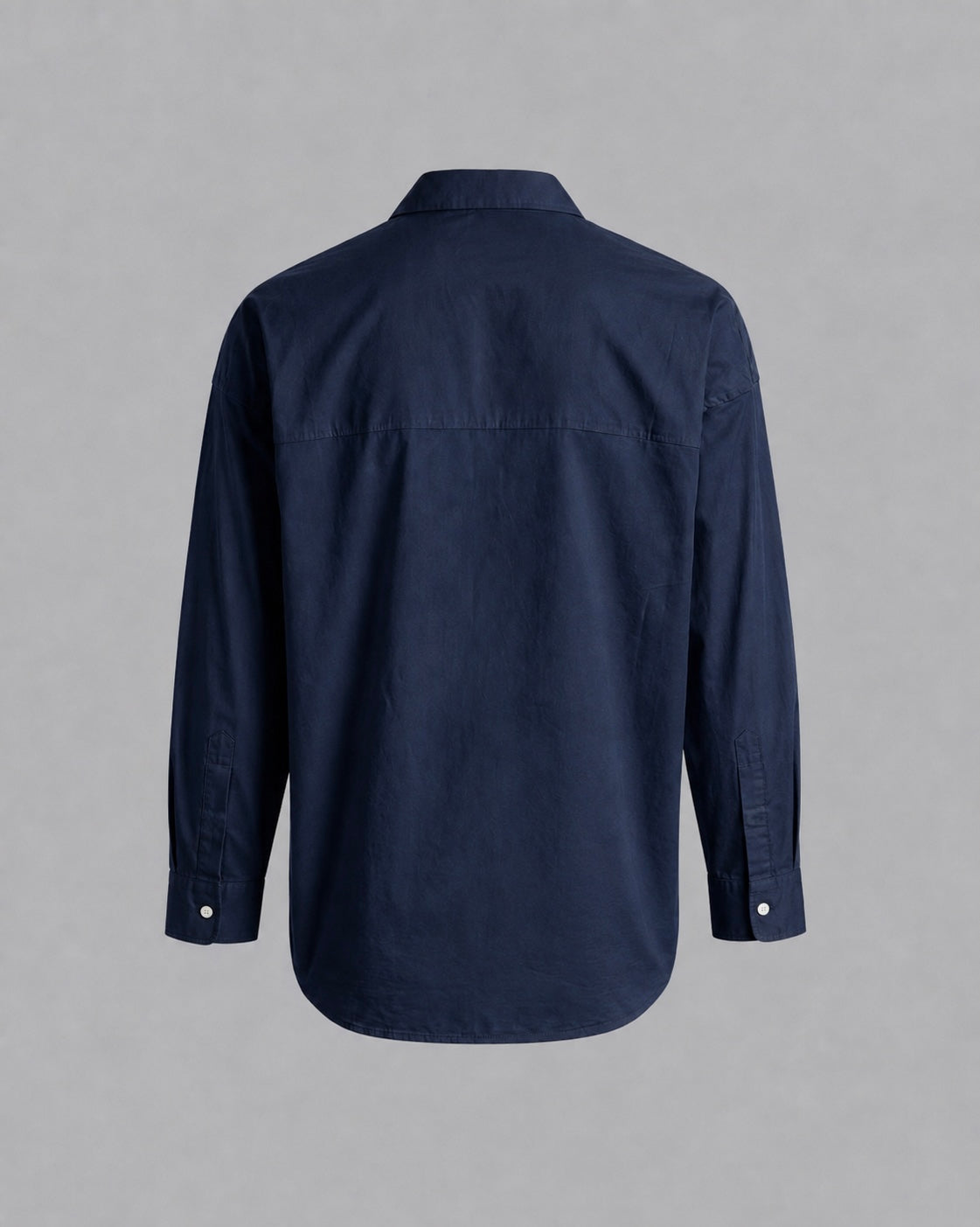 RELAXED SHIRT COTTON IN NAVY
