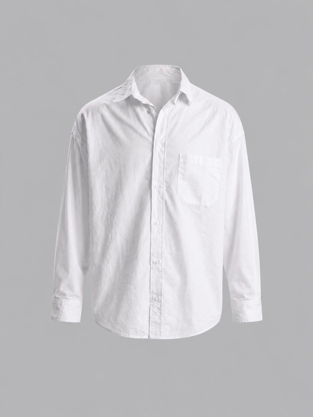 RELAXED SHIRT COTTON IN WHITE
