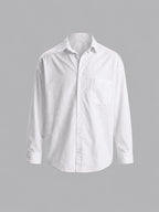RELAXED SHIRT COTTON IN WHITE