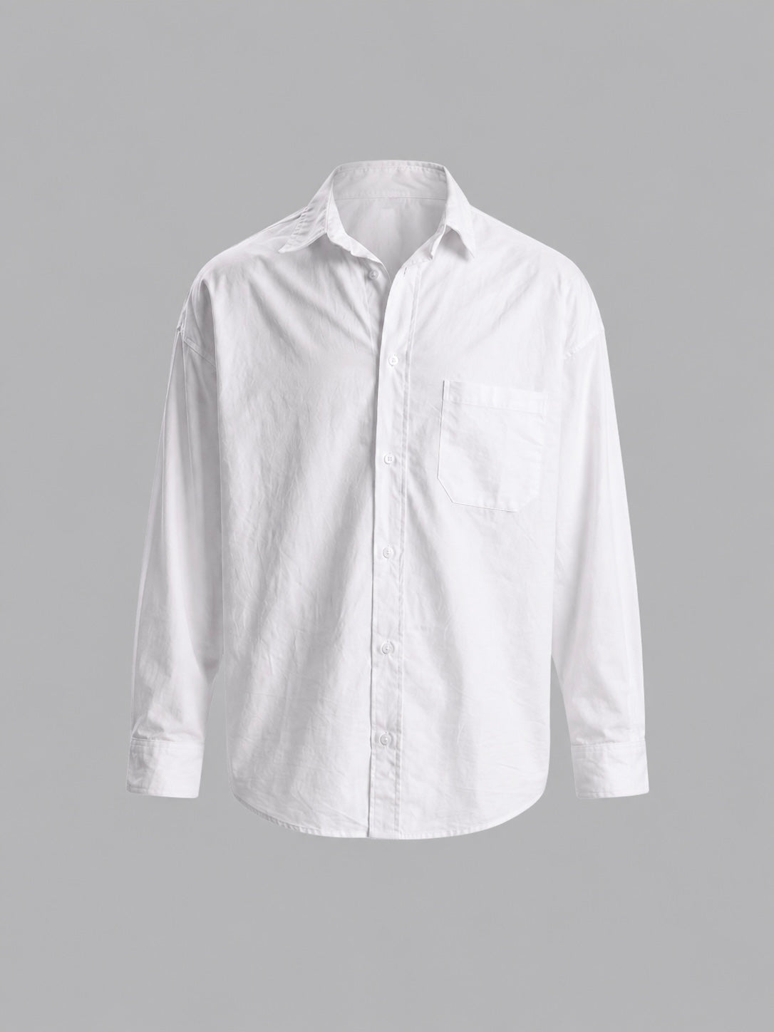 RELAXED SHIRT COTTON IN WHITE